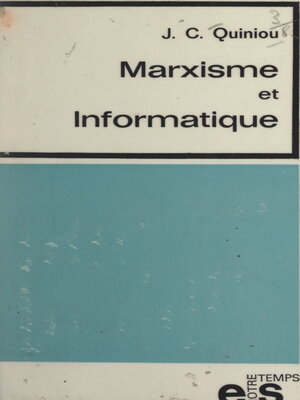 cover image of Marxisme et informatique